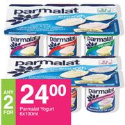 Parmalat Yoghurt 6 x 100ml-For Any 2