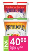Fairfield Low Fat Yoghurt-For Any 2 x 1Kg