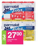 Parmalat Tubz 6x75g-For 3