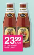 All Gold Tomato Sauce-700ml Each