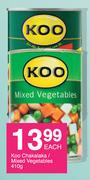 Koo Chakalaka Mixed Vegetables-410g Each