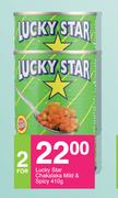 Lucky Star Chakalaka (Mild & Spicy)-For 2 x 410g
