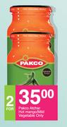 Pakco Atchar (Hot Mango/Mild Vegetable Only)-For 2