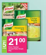 Knorr Packet Soups/Tasty Soups-For Any 5 x 50g