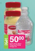 Save Tangy Mayo-750g/Save White Vinegar 2Ltr-For Any 3