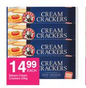 Bakers Cream Crackers-200g Each