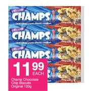 Champ Chocolate Chip Biscuits Original-120g Each