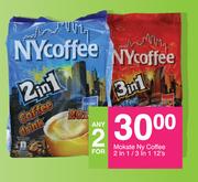 Mokate Ny Coffee 2 In 1/ 3 In 1-2x12's