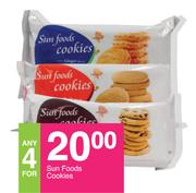 Sun Foods Cookies-For Any 4