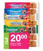 Bakers Topper Creams-3x125g