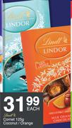Lindt Cornet Coconut/Ornage-125g Each
