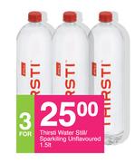 Thirsti Water Still/Sparkling Unflavoured-For 3 x 1.5Ltr