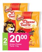 Simba Cheese Twirls-For 2 x 110g