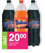 Twizza Soft Drink-For Any 3 x 2Ltr