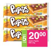 Solen Papita Milk-For Any 5 x 33g