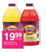 Dal's Premium Fruit Punch-1.5Ltr Each