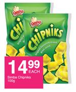 Simba Chipniks-100g Each