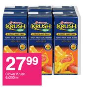Clover Krush-6 x 200ml