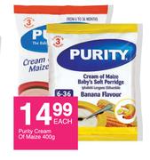 Purity Cream Of Maize-400g Each