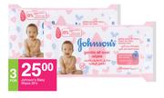 Johnson's Baby Wipes-For 3 x 20's