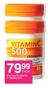 Evo Health Vitamin C Tablets-60's Each