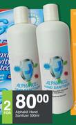Alphakill Hand Sanitizer For 2 x 500ml