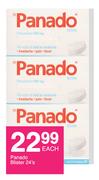 Panado Blister-24's Each