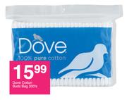 Dove Cotton Buds Bag-200's