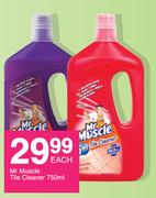 Mr Muscle Tile Cleaner-750ml Each