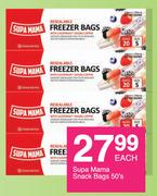 Supa Mama Snack Bags-50's Pack Each 