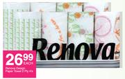 Renova Design Paper Towel 2Ply-4's Pack Each