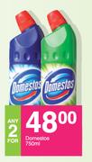Domestos-For Any 2 x 750ml