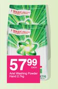 Ariel Washing Powder Hand-2.7kg Each
