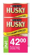 Purina Husky Chunky-For Any 2 x 775g