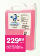 Alpha Kill Surface & Hand Sanitizer-5Ltr Each