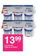 Lancewood Yoghurt-6 x 100ml Each