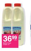Melda Fresh Cream-1Ltr Each