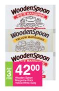 Wooden Spoon Margarine Brick Yellow/White-For Any 3 x 500g