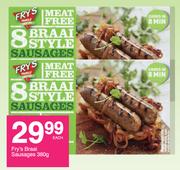 Fry's Braai Sausages-380g Each