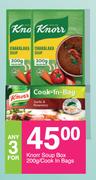 Knorr Soup Box Cook In Bags-For Any 3 x 200g