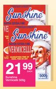 Sunshine Vermicelli-500g Each