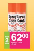 Spray & Cook-For Any 2 x 300ml