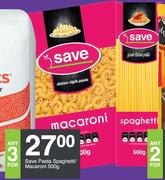 Save Pasta Spaghetti/Macaroni-For Any 3 x 500g