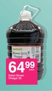 Safari Brown Vinegar-5Ltr Each