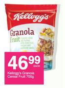 Kellogg's Granola Cereal Fruit-700g Each