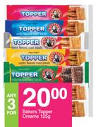 Bakers Topper Creams-For Any 3 x 125g