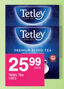Tetley Tea-102's Pack Each
