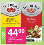 Five Roses Flavoured Teabags-For Any 2 x 20's