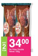 De Vries Double Velvet-For Any 2 x 185g
