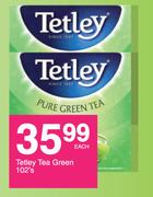 Tetley Tea Green-102's Pack Each